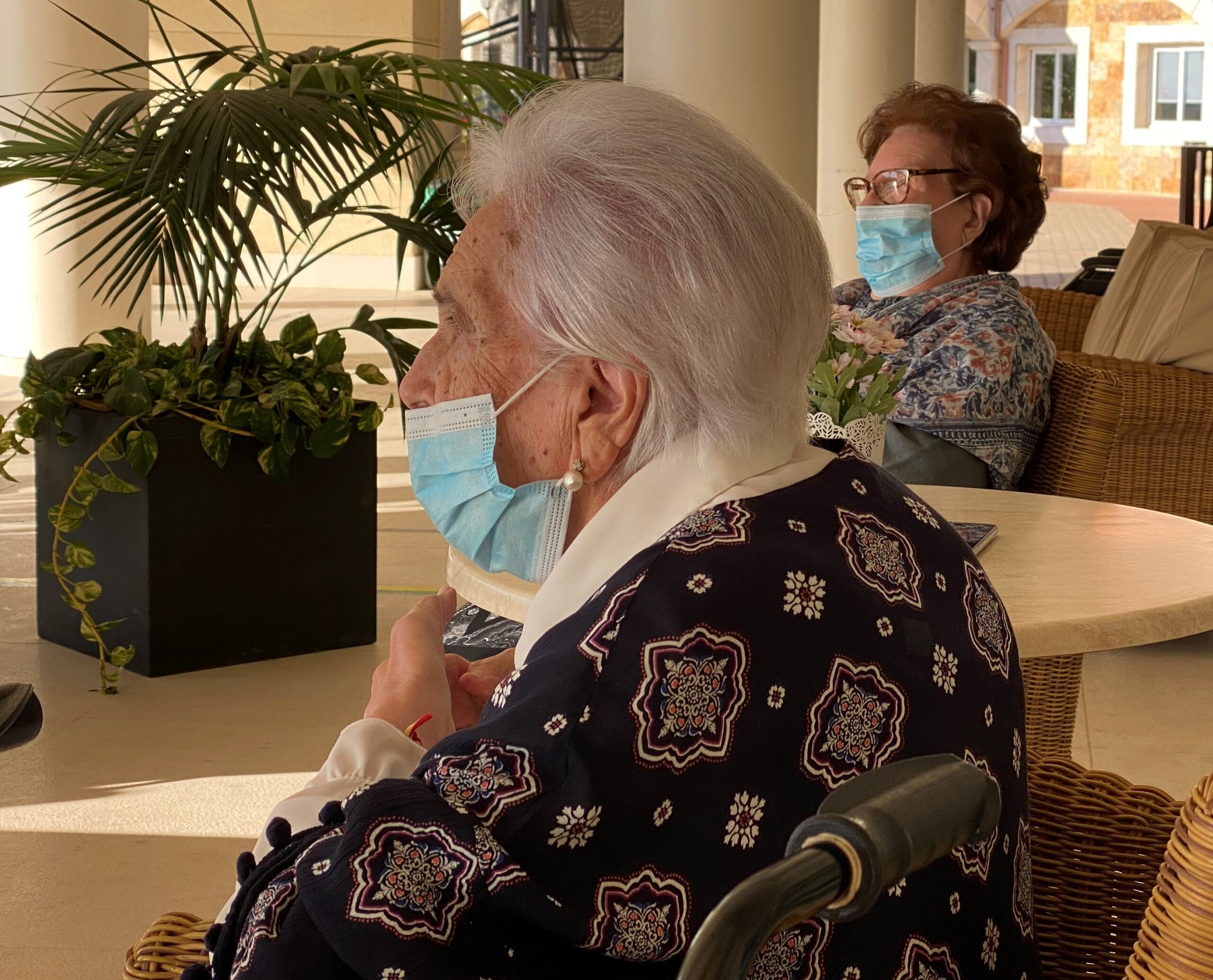 Fina y Carmen, residentes centenarias de ORPEA Málaga, ejemplos de superación en tiempos de pandemia